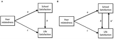 Peer Relatedness, School Satisfaction, and Life Satisfaction in Early Adolescence: A Non-recursive Model